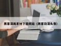 无为黑客漫画素材下载网站（黑客动漫头像）